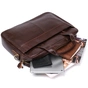 Сумка Vintage Шкіряна для ноутбука Коричнева (20681) - зменшене зображення 8