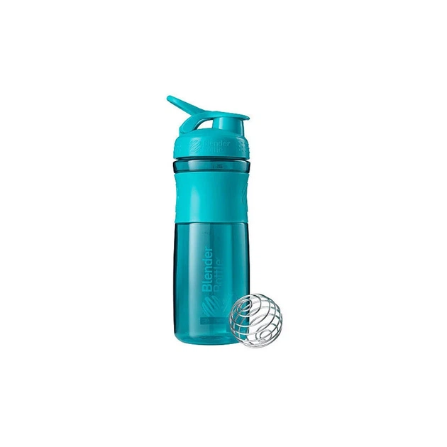 Шейкер спортивний BlenderBottle SportMixer 820ml Teal ORIGINAL (SM 28oz Teal) - picture 1