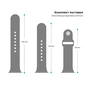 Ремінець до смарт-годинника Armorstandart Sport Band (3 Straps) для Apple Watch 49/46/45/44/42 (Series 1-3) Grey (ARM51950) - зменшене зображення 3