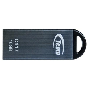 USB флеш накопичувач Team 16GB C117 Grey USB 2.0 (TC11716GC01) зображення 1