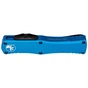 Ніж Microtech Hera Double Edge Black Blade FS Serrator Blue (702-3BL) - зменшене зображення 2