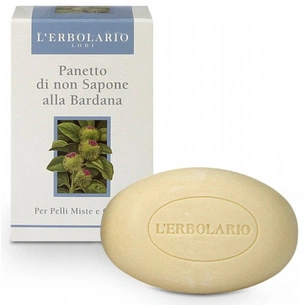 Тверде мило L'Erbolario нелужне з Лопухом (реп'яхом) 100 г (8022328102756) зображення 1