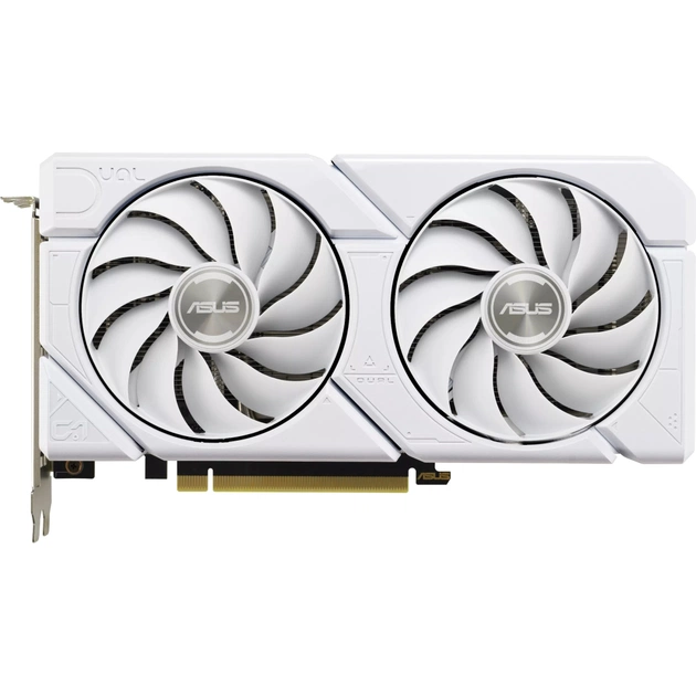 Відеокарта ASUS GeForce RTX4070 12Gb DUAL EVO WHITE (DUAL-RTX4070-O12G-EVO-WHITE) - зображення 1