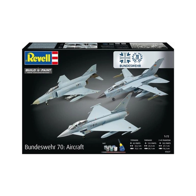 Збірна модель Revell набір до 70 річниці ВПС Німеччини 3 літаки, рівень 5, 1:72 (RVL-05627) - picture 10