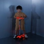 Самокат Micro Maxi Deluxe Glow LED Червона аура (MMD368) - зменшене зображення 9