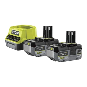 Набір акумулятор + зарядний пристрій Ryobi ONE+ RC18120-242X, 18V, 1х2Ah, 1х4Ah, ЗП 2A (5133005961) зображення 1