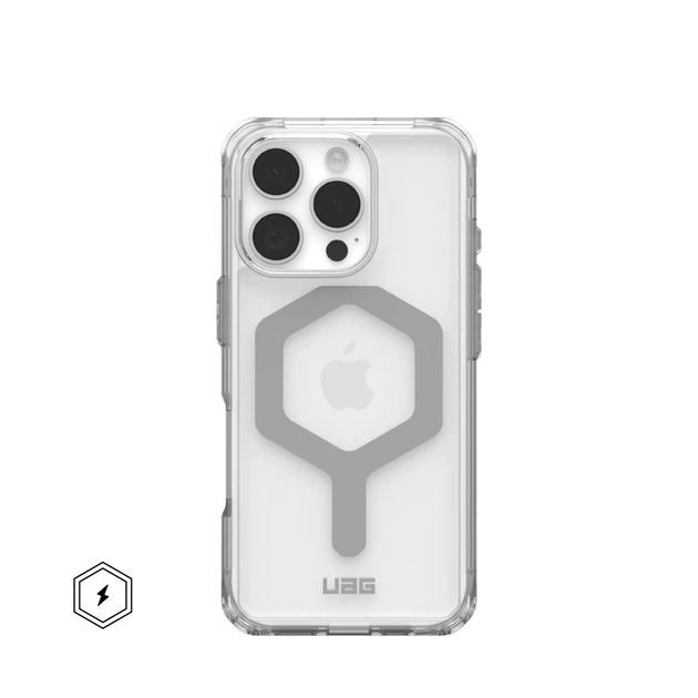 Чехол для мобильного телефона UAG iPhone 16 Pro Plyo Magsafe Ice/Silver (114480114333) - изображение 1