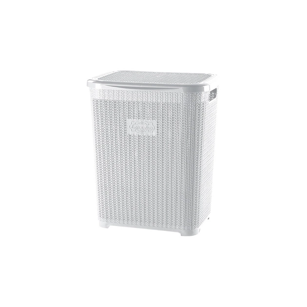 Кошик для білизни Violet House 1007 Віолетта White 45 л (1007 Виолетта WHITE 45 л) - picture 1