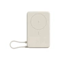 Батарея універсальна Xiaomi 10000mAh Magnetic with Built-in Stand Beige (BHR08PBGL) - зменшене зображення 2