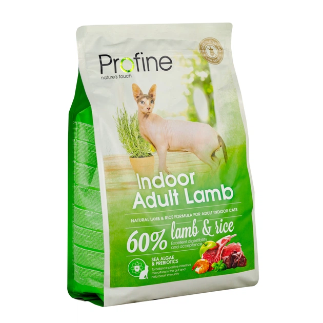 Сухий корм для кішок Profine Cat Indoor з ягням і рисом 2 кг (8595602517732) - изображение 1