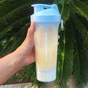 Шейкер спортивний SmartShake Slim 500ml Neon Blue (10253101) - зменшене зображення 7