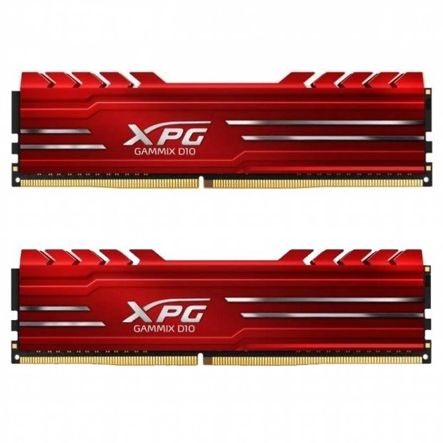 Модуль пам'яті для комп'ютера DDR4 32GB (2x16GB) 3000 MHz XPG GD10-HS Red ADATA (AX4U3000316G16-DRG) - изображение 1