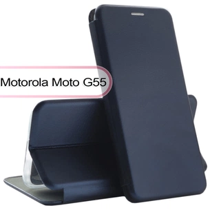 Чохол до мобільного телефона BeCover Exclusive Motorola Moto G55 Deep Blue (713520) зображення 1