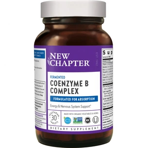 Вітамін New Chapter Коензим В-Комплексу, Coenzyme B Complex, 30 таблеток (NC0112) зображення 1