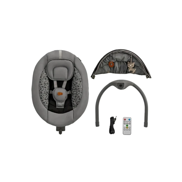 Крісло-гойдалка Kinderkraft Lumi 2 Dark Grey (5902533925025) - picture 6