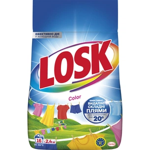 Пральний порошок Losk Color Автомат 2.4 кг (9000101805529) зображення 1