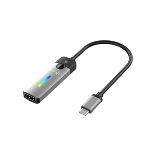 Перехідник USB-C M to HDMI F 8K 60Hz LED RGB J5create (JCA157-N) picture 1