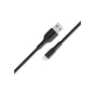 Дата кабель USB 2.0 AM to Lightning 1.0m 2A black Promate (xcord-ai.black) - зменшене зображення 1