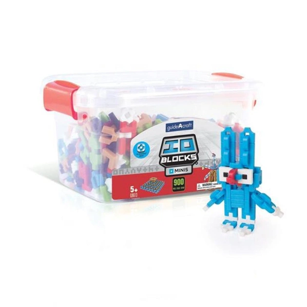 Конструктор Guidecraft IO Blocks Minis, 900 деталей (G9613) - изображение 1