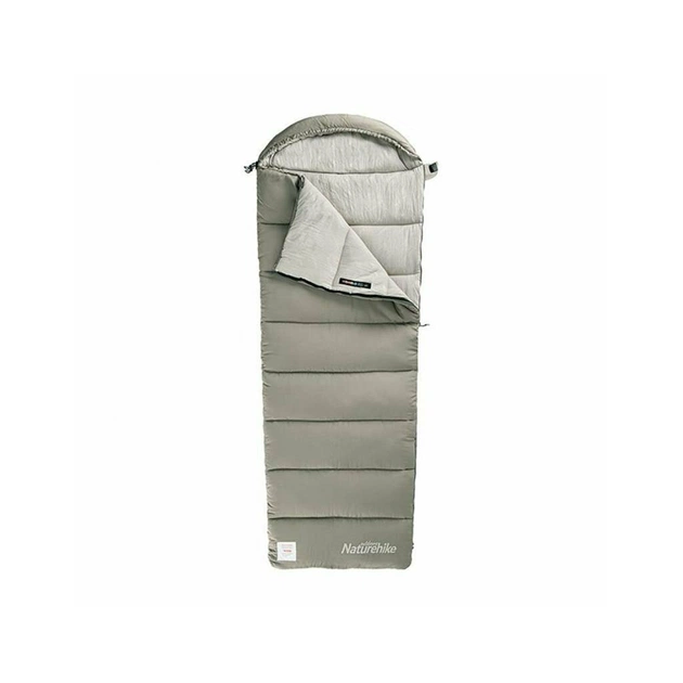Спальний мішок Naturehike з капюшоном M400 NH20MSD02 (1°C) правий, зелений (6975641886099) - зображення 1