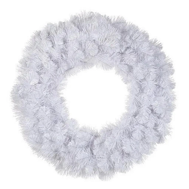 Різдвяний вінок Triumph Tree Icelandic iridescent 60 см Білий (8712799297562) - picture 1