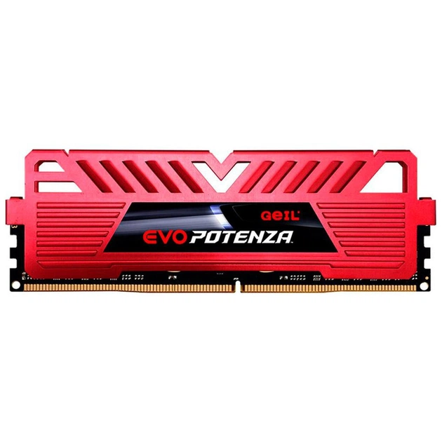 Модуль пам'яті для комп'ютера DDR4 8GB 2666 MHz Evo Potenza Red Geil (GPR48GB2666C19SC) - изображение 1
