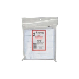 Патч для чищення зброї Pro-Shot .22 - .270 - 1 1/8 квадратний бавовна 1000 шт/уп (11/8-1000) зображення 1