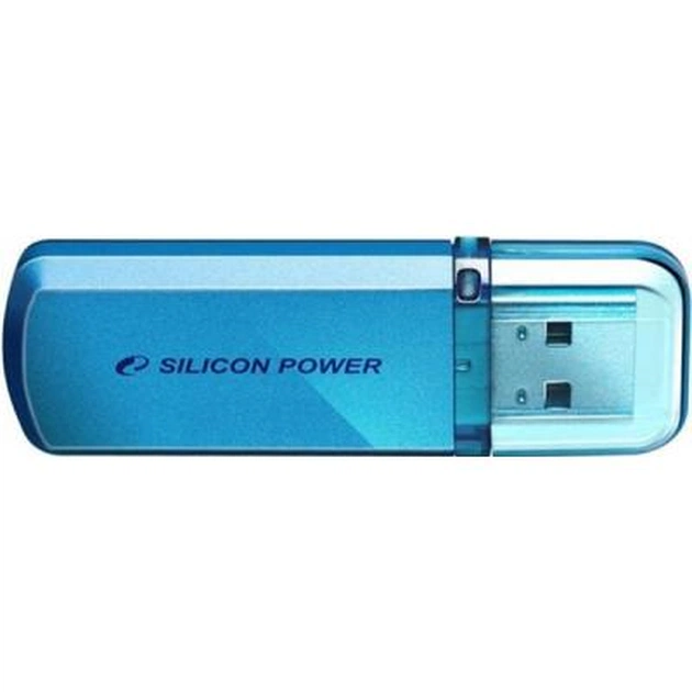 USB флеш накопичувач Silicon Power 64GB Helios 101 Blue USB 2.0 (SP064GBUF2101V1B) - зображення 1