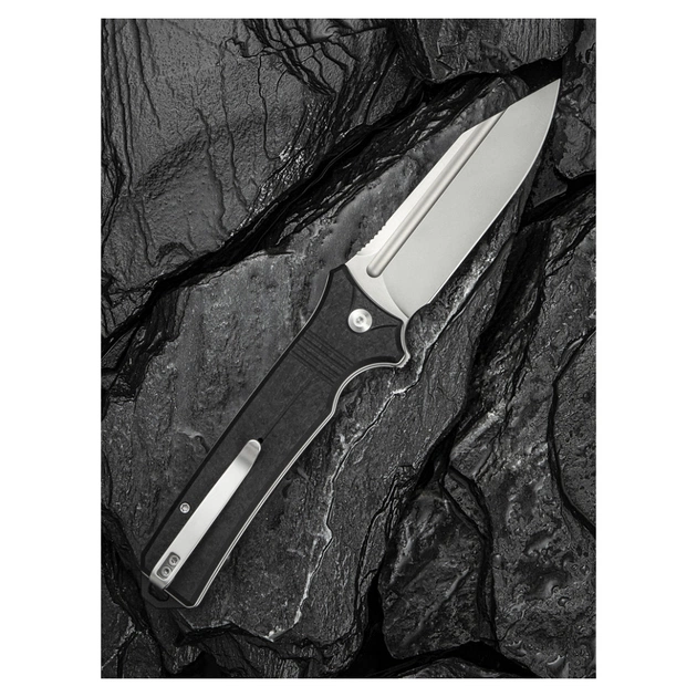 Ніж Civivi Neurohaptic, Bead Blast, чорний G10 (C23080-2) - picture 12