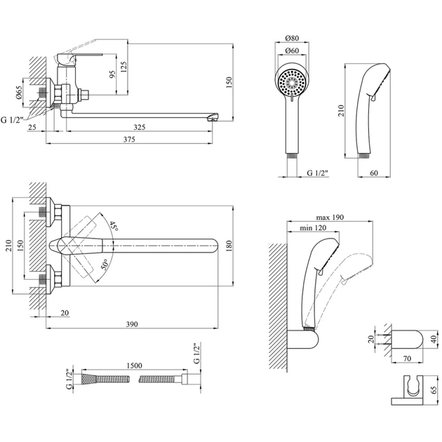 Змішувач Kroner Eifel-C070 (CV023616) - picture 8