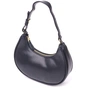 Сумка Vintage Жіноча хобо з натуральної гладкої шкіри Чорна (21288) - зменшене зображення 2