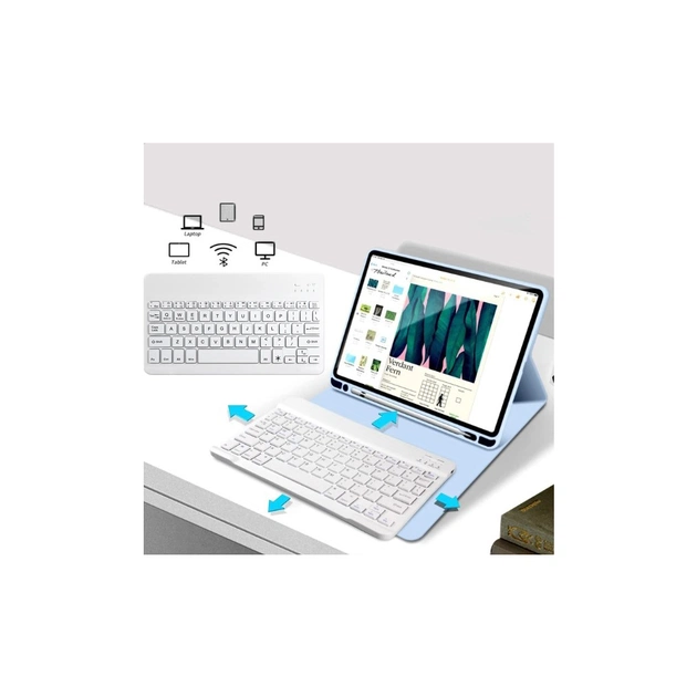 Чохол до планшета BeCover with keyboard Apple iPad Pro 11" M4 2024 Light Blue (713000) - picture 4