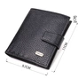 Гаманець Canpellini З натуральної шкіри Чорний (21728) - зменшене зображення 3