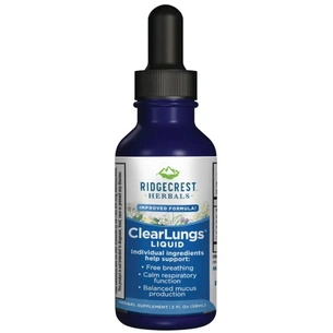 Витаминно-минеральный комплекс Ridgecrest Herbals Здоровье легких, вкус апельсина, ClearLungs Liquid, RidgeCrest Herbals, 5 (RCH553) изображение 1