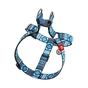 Шлея для собак WAUDOG Nylon з QR паспортом "Етно синій" пластиковий фастекс XL (324-0131) - уменьшенное изображение 2