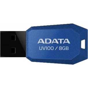 USB флеш накопичувач ADATA 8GB DashDrive UV100 Blue USB 2.0 (AUV100-8G-RBL) зображення 1
