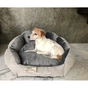 Лежак для тварин Chloe's Home Багамські острови S сірий (CLH0373) - зменшене зображення 2
