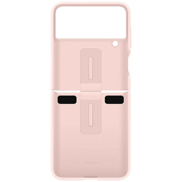 Чeхол-накладка Samsung Silicone Cover with Ring для Samsung Galaxy Flip 4 SM-F721 Pink (EF-PF721TPEGUA) - изображение 1