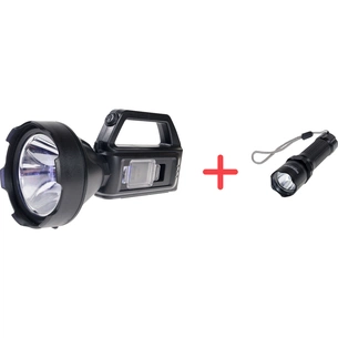 Ліхтар Quantum Tracker 3W LED+COB з функцією Power Bank + подарунок QM-FL1043 (QM-FL1063-PR1) зображення 1