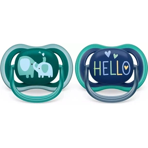 Пустушка Philips AVENT Ultra Air, 18+ міс. 2 шт (SCF349/18) зображення 1