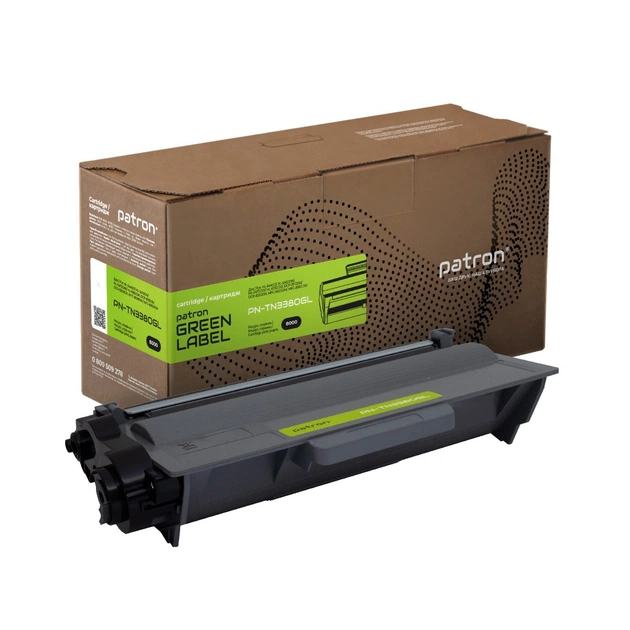Тонер-картридж Patron Brother TN-3380 Green Label (PN-TN3380GL) - изображение 1