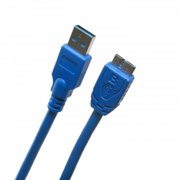 Дата кабель USB 3.0 AM to Micro B 1.5m Extradigital (KBU1626) - изображение 1