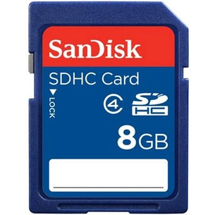 Карта пам'яті SanDisk 8Gb SDHC class 4 (SDSDB-008G-B35) зображення 1