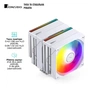 Кулер до процесора JONSBO CB80 White - зменшене зображення 12