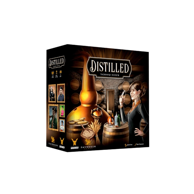 Настільна гра Geekach Games Distilled. Таємниці напоїв (Distilled. Kickstarter edition) (GKCH065DS) - зображення 1