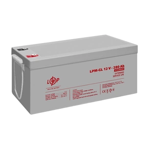 Батарея до ДБЖ LogicPower LPM-GL 12V - 280Ah (13185) зображення 1