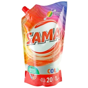 Гель для прання Sama Color 1 кг (4820270630846) зображення 1