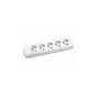 Колодка для подовжувача Panasonic X-tendia із заземленням 5 гнізд grey (WLTB04502GR-UA) - зменшене зображення 1