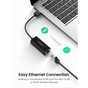 Перехідник USB 2.0 AM to RJ45 Ethernet 100Mbps CR110 Ugreen (20254) - уменьшенное изображение 4