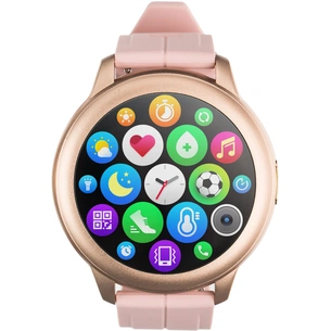 Смарт-годинник Globex Smart Watch Aero Gold-Pink зображення 1